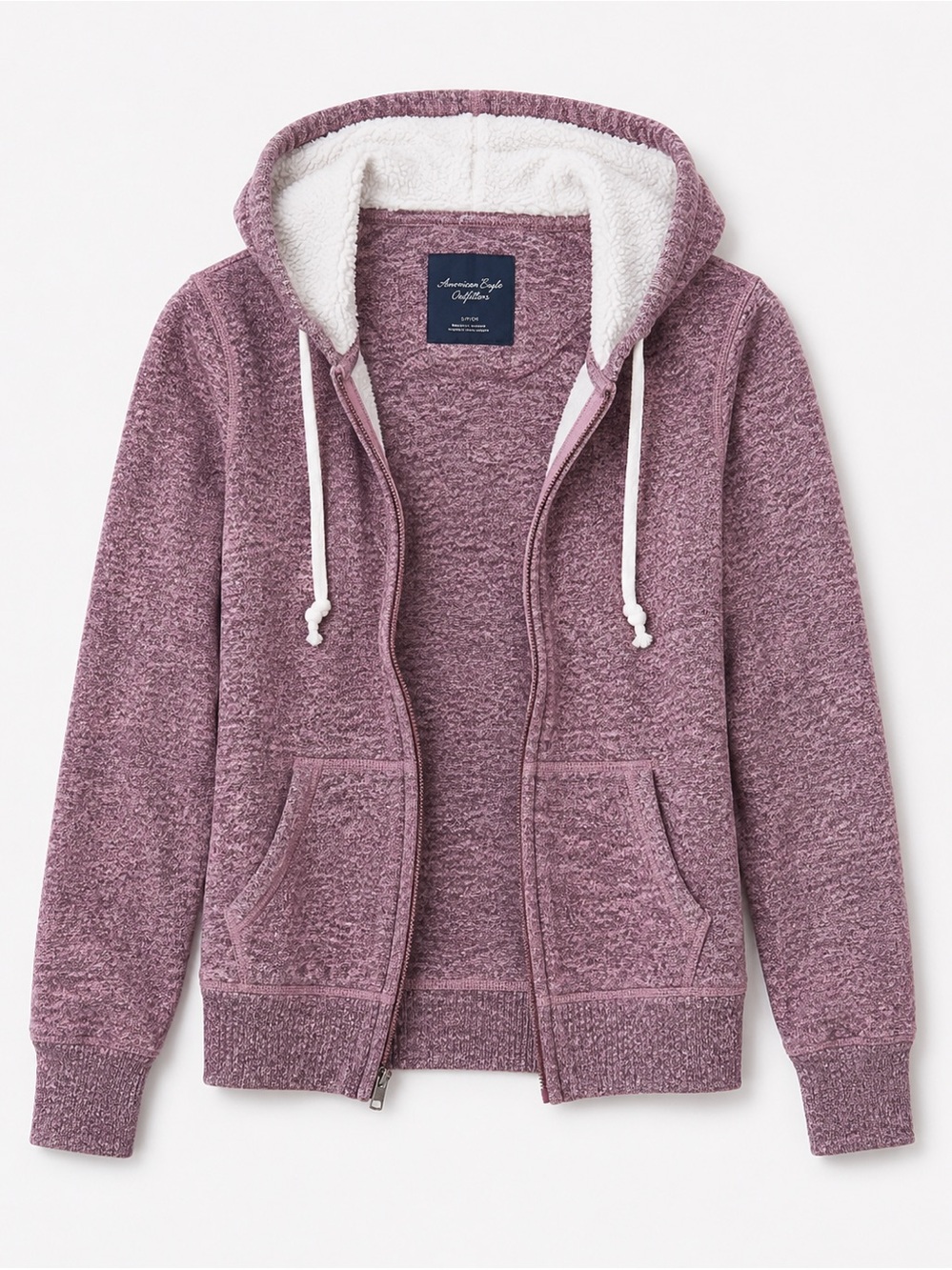 American Eagle Heathered Purple/grey Hoodie
